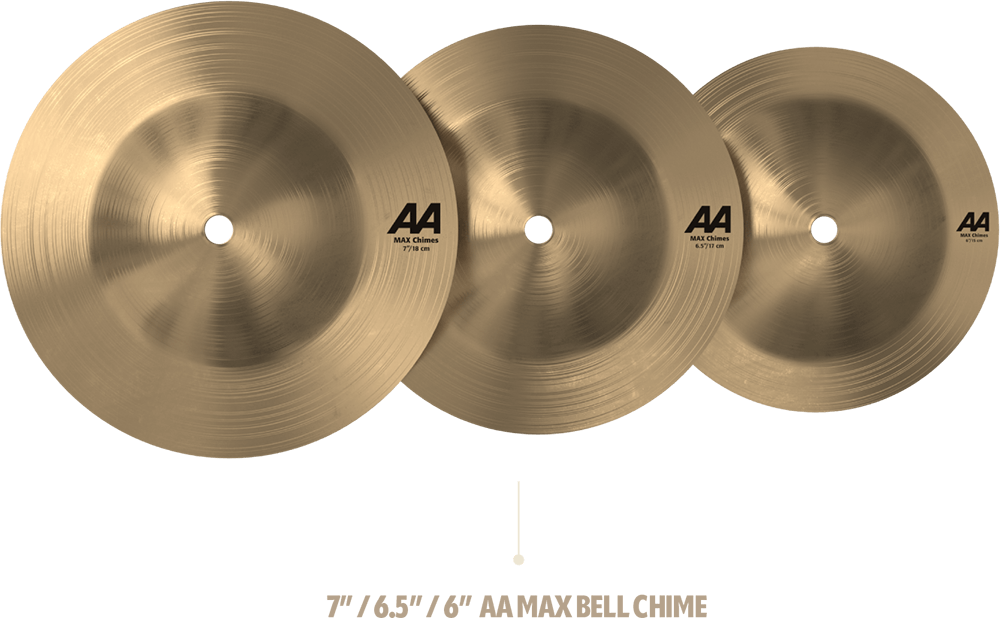 6, 6.5, and 7 inch max collection bell chimes set
