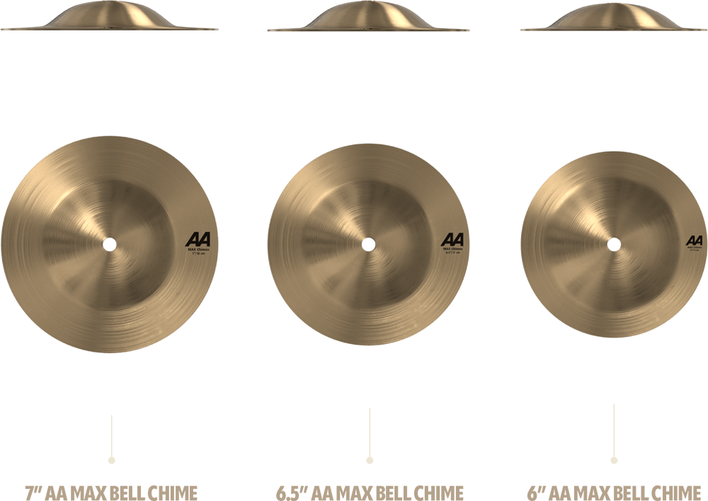 6, 6.5, ad 7 inch max collection bell chimes