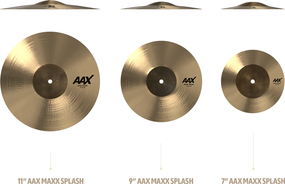 7, 9, and 11 inch max collection splashes