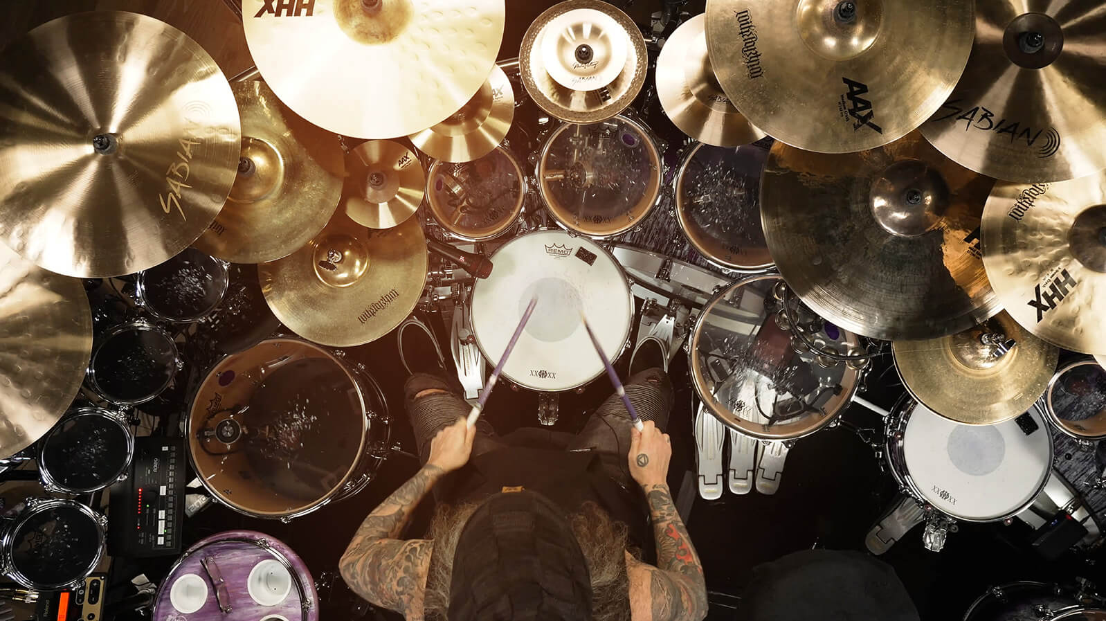 mike portnoy discussing max collection cymbals