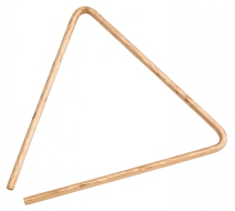 10” Hand Hammered B8 Bronze Triangle
