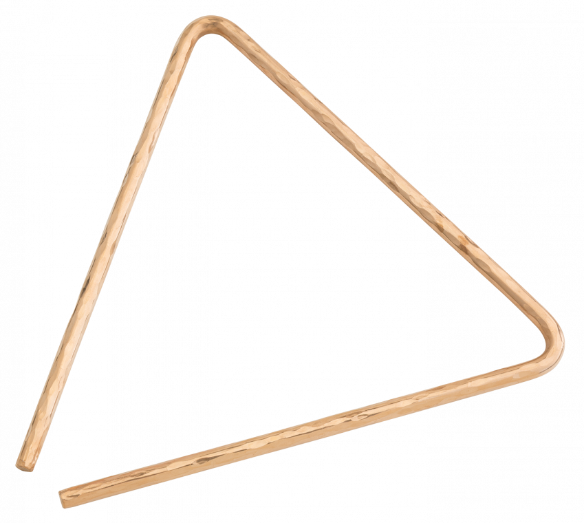 10” Hand Hammered B8 Bronze Triangle