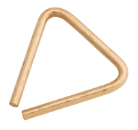 4” Hand Hammered B8 Bronze Triangle