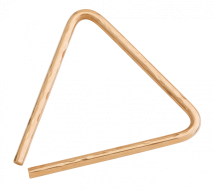 6” Hand Hammered B8 Bronze Triangle