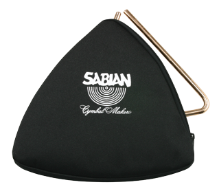 6″ Black Zippered Triangle Bag